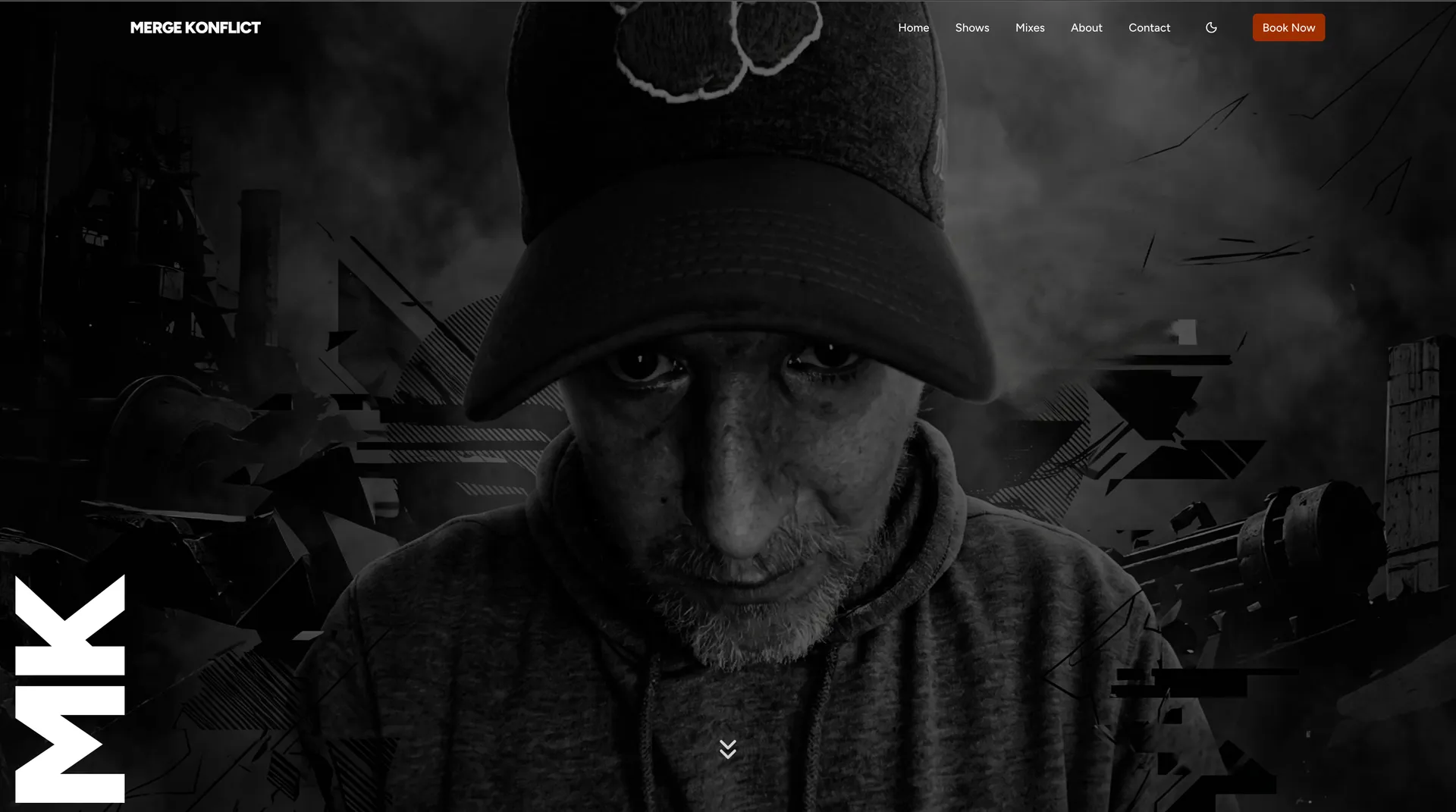DJ Merge Konflict Website Project