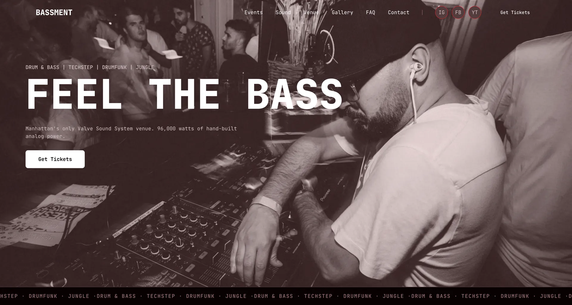 BASSMENT Website Project